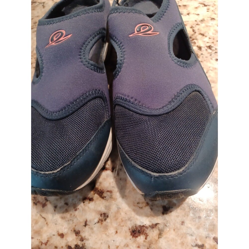 Easy Spirit Slip On Stretch Sandals Blue Women's Size 9.5 Sneaker Walking Shoes